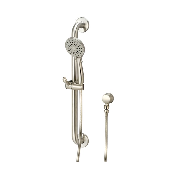 Olympia Faucets Handheld Shower Set, Wallmount, Brushed Nickel, Weight: 4.5 P-4440-BN - main